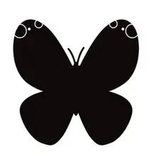 Съемная стеклянная наклейка с бабочкой, наклейки на стену, декор для гостиной