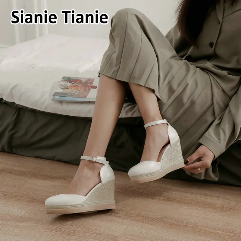 Sianie Tianie/Летняя женская обувь Модель 2020 года Женские босоножки на платформе и