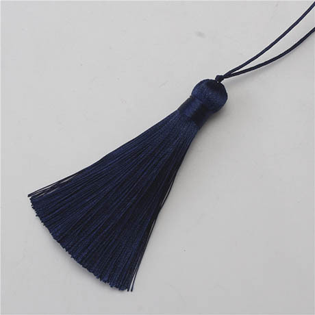 8cm Silk Tassel Pendant Accessories for Jewelry Making Satin Tassel Fringe Trim DIY Earrings Handmade Crafts Findings