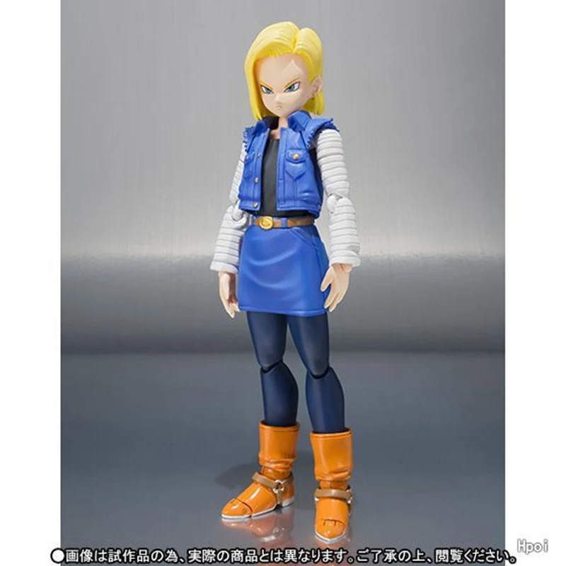 BJD Dragon Ball Z Android 18 Lazuli Sexy 13cm Kuririn Wife Toys Collection Anime Action Figure Body Hand Movable For Gift