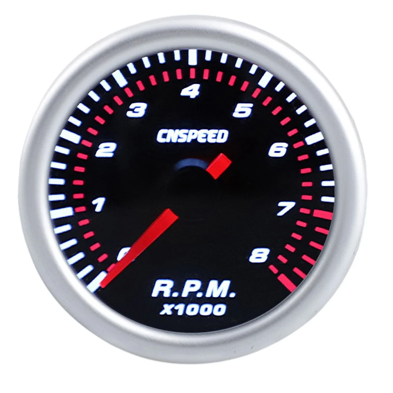 CNSPEED 2-дюймовый 52 мм Автомобильный Фонарь 0-8000 об/мин 12 В Универсальный