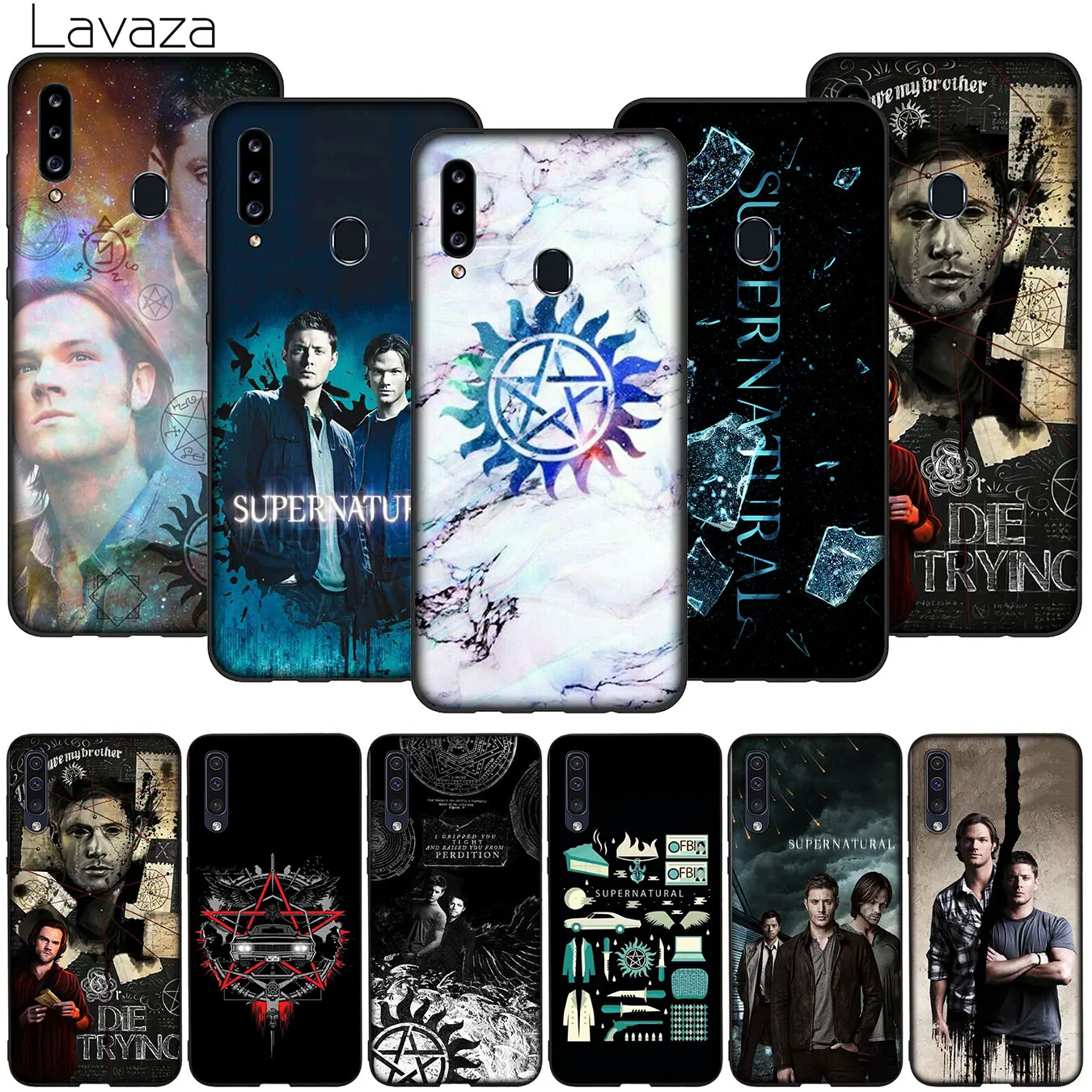 Supernatural tv Soft Silicone Phone Case for Samsung Galaxy A9 A8 A7 A6 A5 A3 A2 Core J8 J7 J6 J4 Prime Plus 2018 |