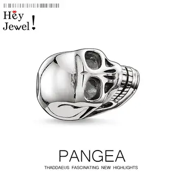 

Beads Skull,925 Sterling Silver Charms Fits Bracelet Europe Necklace Karma European Jewelry Accessories Punk Gift Fow Women Men