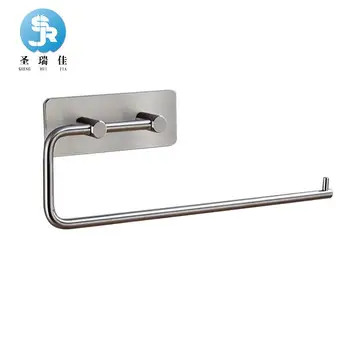 

304 stainless steel kitchen shelf rack with plastic wrap toilet tissue holder toilet paper holder toilet paper holder Hotel Hook