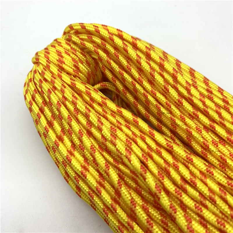 10yards/Lot 3mm Cord Rope Parachute Lanyard Rope For Climbing Camping Survival Equipment Paracord Bracelet Mask Lanyards 