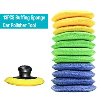 

Microfiber Polishing Sponge Detailing Supplies Care Automotive 5inch Pad