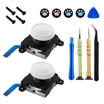 

15 in 1 3D Analog Sensor Stick Joystick Repair Parts Kits Fit for Nintendo Switch NS Joy-Con