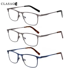 Clasaga 3 Pack High Quality Metal Frame Blue Light Blocking Optometry Glasses For Men and Women Anti-Fatigue Reading Eyeglasses