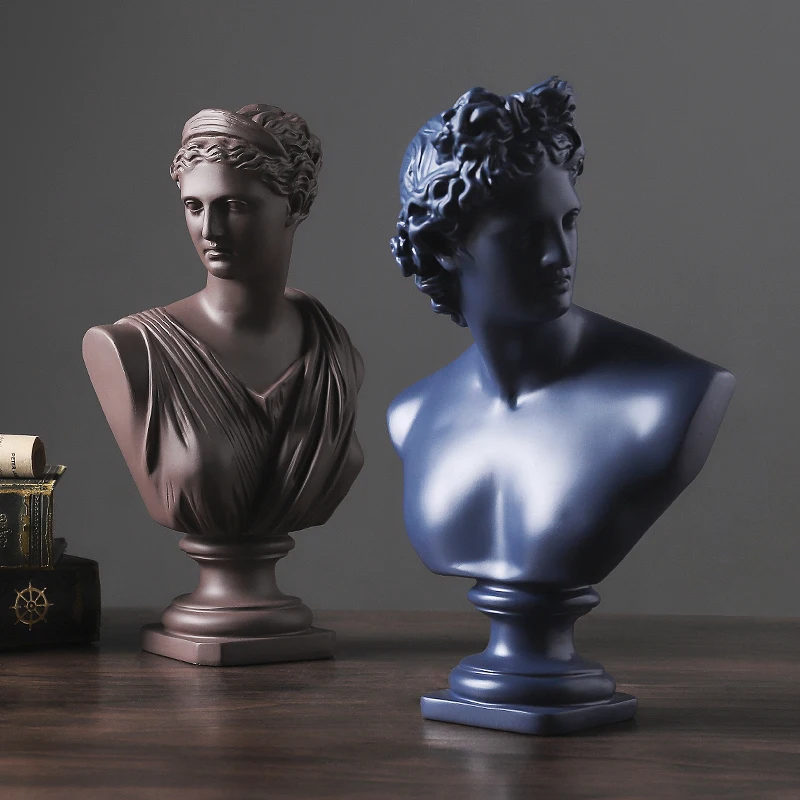 Beste Europese Hars David Venus Hoofd Standbeeld Thuis Woonkamer Godin Sculptuur Beeldjes Decoratie Kantoor Desktop Meubel Ambachten