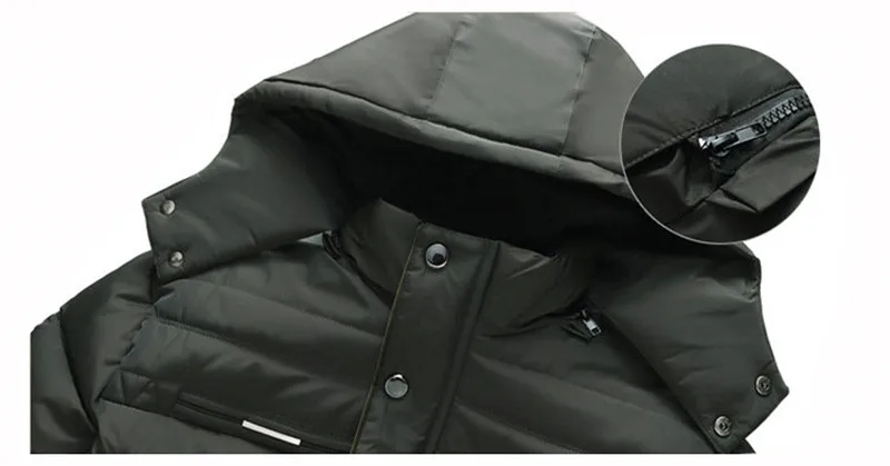 Новая парка мужские пальто зимняя куртка мужская утепленная с капюшоном водонепроницаемая верхняя одежда теплое пальто повседневное Мужское пальто Jaqueta Masculina