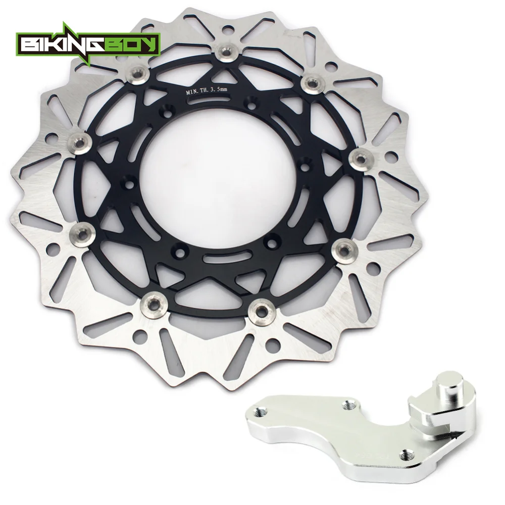 BIKINGBOY 320 мм передние тормозные диски роторы Brakcet для Suzuki DRZ400E 00-08 DRZ400S 00-09 RM 125 250 96-09 SV 125 SM 05-06