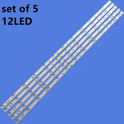 Led Backligth Strip GJ-2K16-430-D512-V4 for 43PUS6401/12 43PUS6101/12 TPT430U3-EQYSHM.G 1pcs=12led LB43014 V0_00 GC48D11L-ZC21F