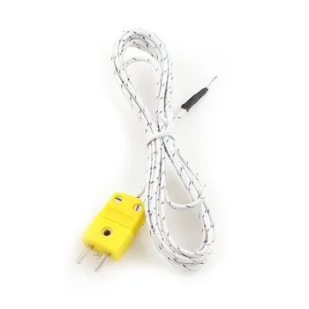 

5 Pcs K Type Temperature Thermocouple Sensor Wire -50C to +200C 2M