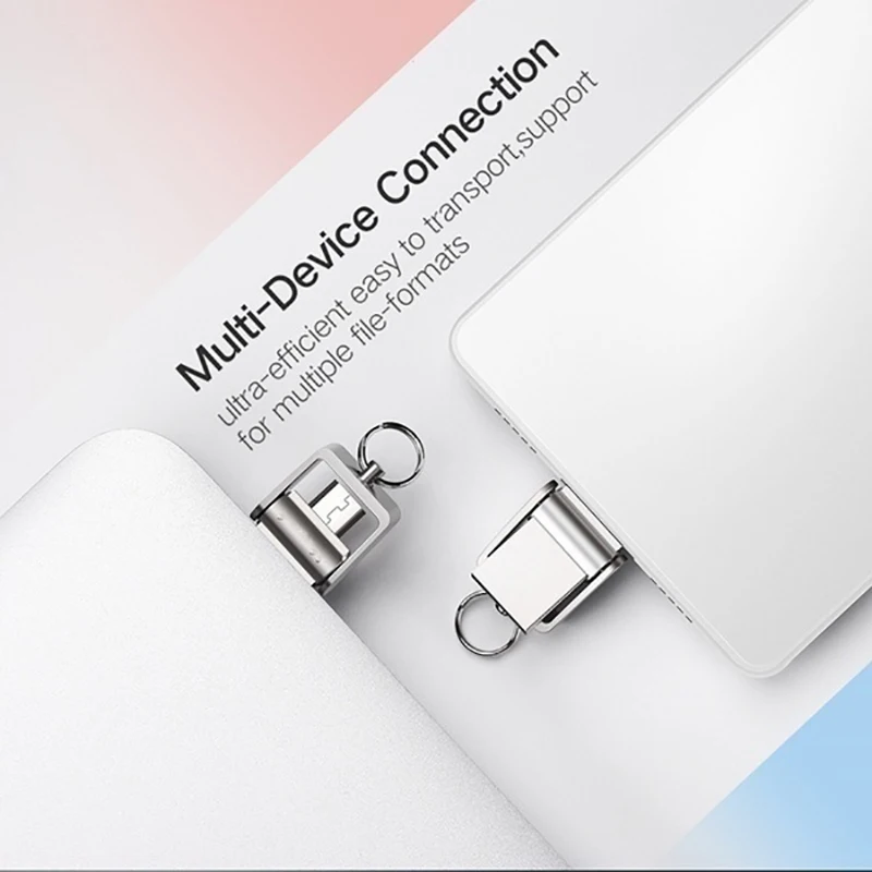 Металлический флэш накопитель OTG 3 в 1 128 ГБ Micro usb 32 64 16 8 Гб|USB флэш-накопители| |