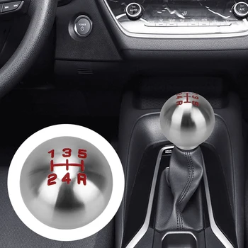 

LEEPEE Aluminum Alloy Universal Gear Shift Knob Ball For Car 5/6 Speed Manual Transmission M10x1.5 Thread Shifter Lever Handle