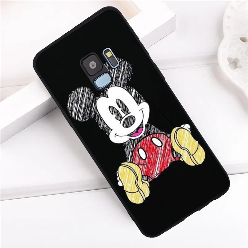 Для samsung Galaxy S6 S7 край S8 S9 S10 Plus Note 8, 9, 10, A30 A40 A50 A60 A70 M10 M20 pro Чехол для телефона чехол с милым мультипликационным принтом мягкий