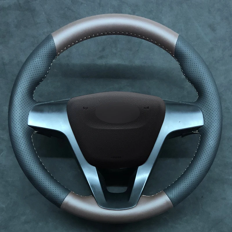 Оплетка руля для Lada Vesta чехол на руль 2015 2016 2017 2018 2019 Xray 2019|Чехлы руль| |