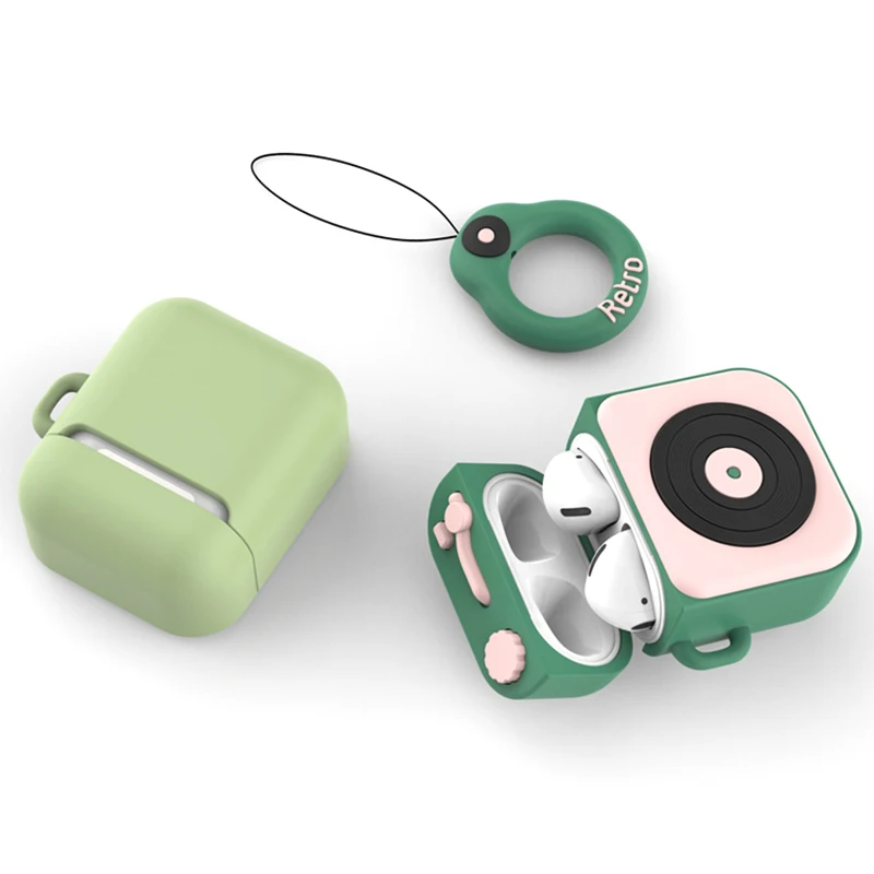 Чехол для наушников для Airpods, чехол, силиконовый, милый, мультяшный, мягкий, чехол для наушников для Apple Air pods, TPU, чехол, 3D, аксессуары для наушников