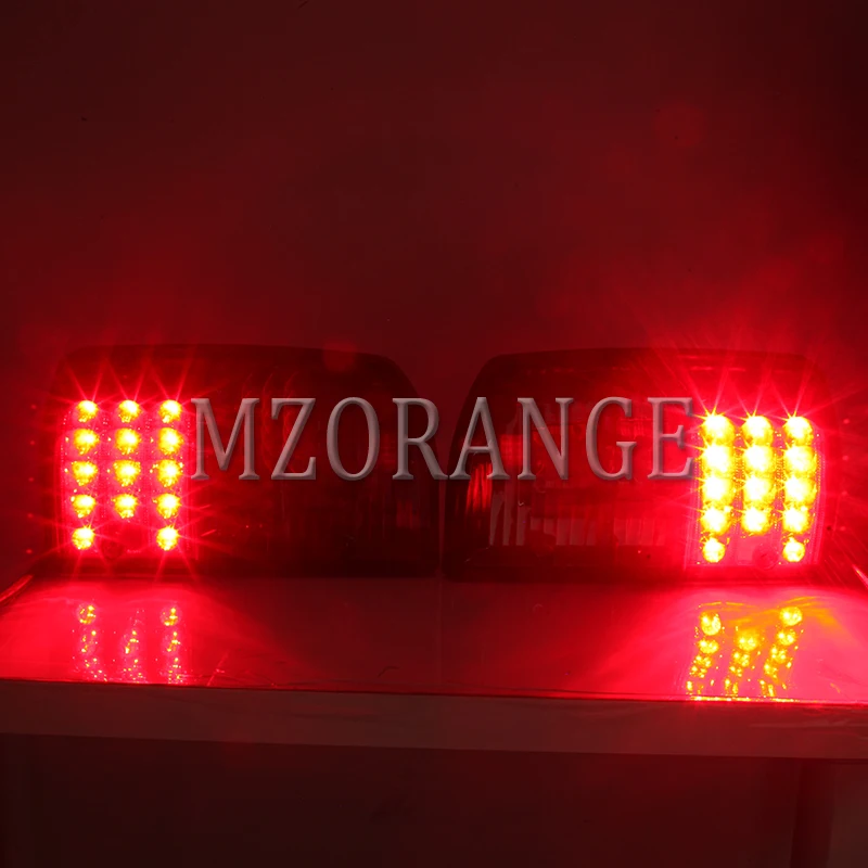 MZORANGE красный и Копченый задний левый/правый задний светильник, стоп-сигнал для Nissan Patrol GQ 1988 1988-1997 Series 1 2 26555-05J00