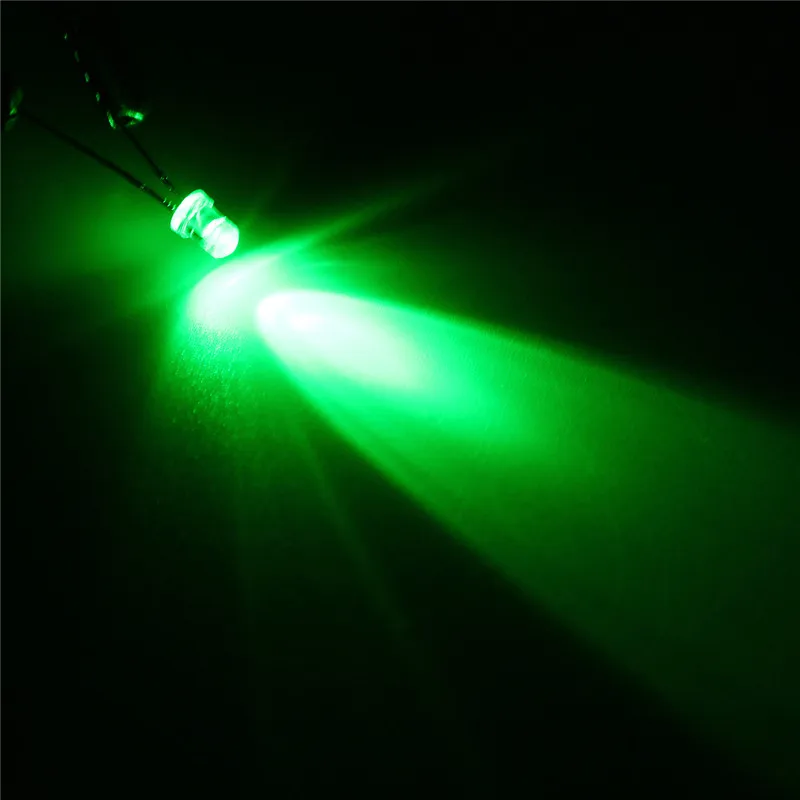 라운드 클리어 울트라 브라이트 LED 발광 다이오드 램프, 3mm LED 다이오드 모음, 5 색, 화이트, 옐로우, 레드, 블루, 그린, 300 개