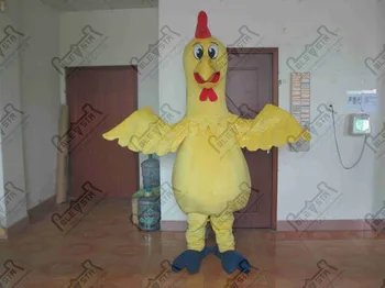 

yellow chicken mascot costumes hot sale chick cock bird mascot costumes custom color and size