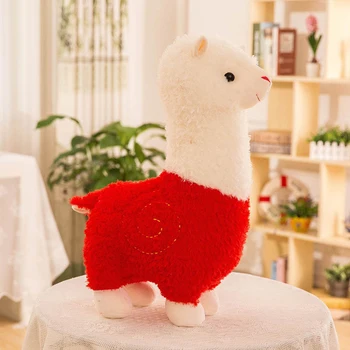 

New Style Kids Gift Grass Mud Horse Llama Alpaca Sheep Fleece Stuffed Chic Plush Doll Birthday Or Christmas Present Cartoon Toys