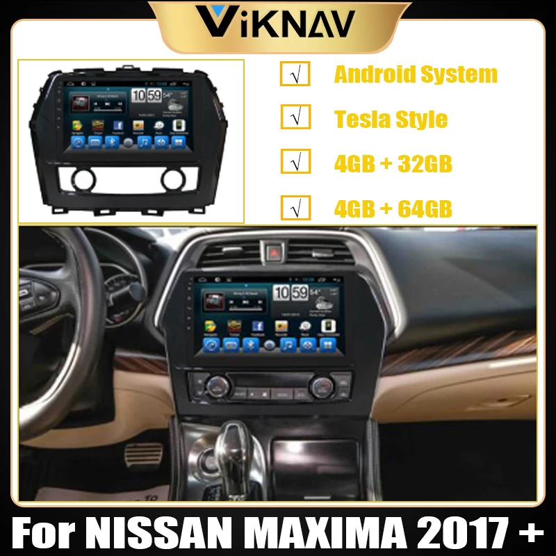 

Tesla style Android car radio multimedia player for NISSAN MAXIMA 2017 car GPS navigation DVD Player