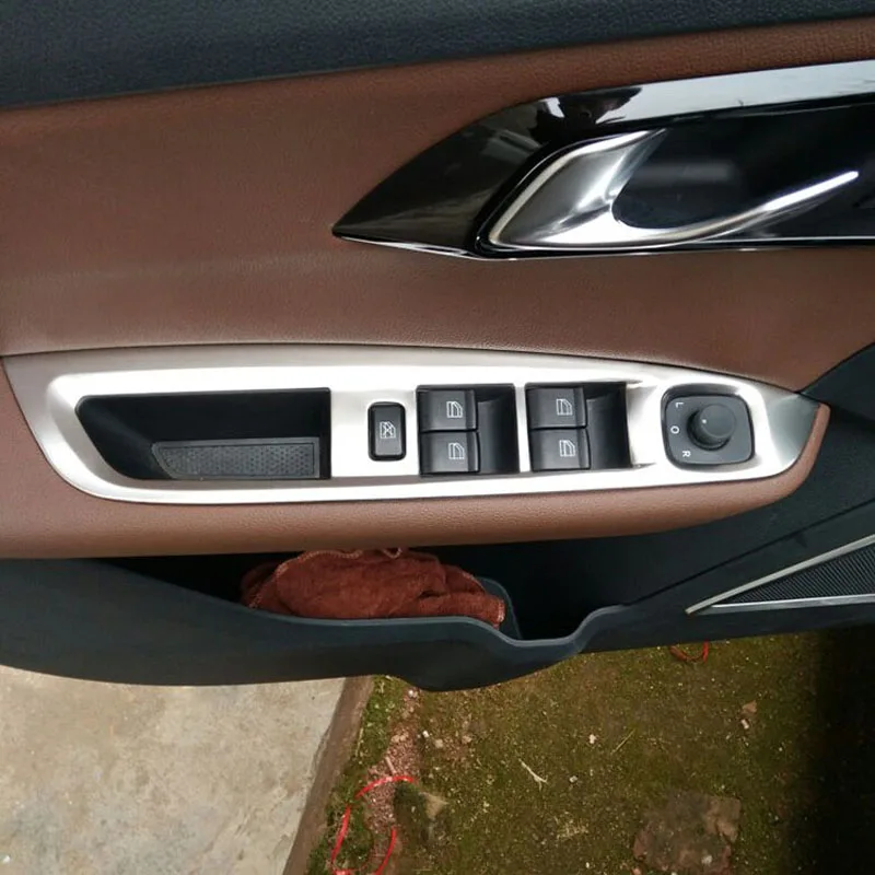 4 шт для FAW R7 BESTURN senia стеклянная декоративная рамка выключателя