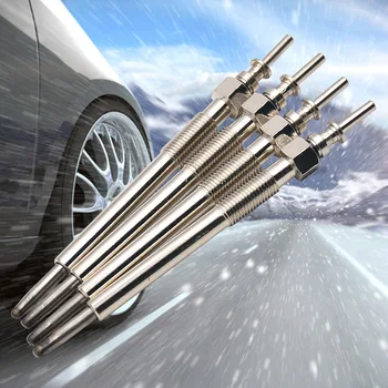 

Hot 4pcs Dual Core Accessories Heater 1.7 CDTI Glow Plug Fast Start Auto Metal Professional Ignition Car Durable For Honda For O