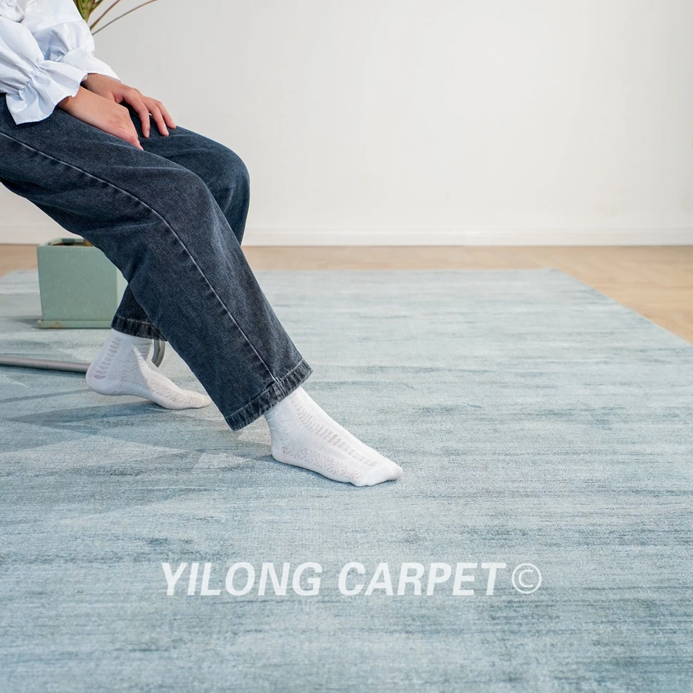 Рисунок 3 - 200x300 см синий шерстяной шелковый