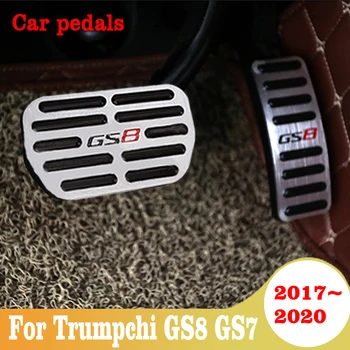 

Aluminum Car Foot Fuel Pedal Accelerator Brake Pedal Pad Covers For Trumpchi GS8 GS7 2017 2018 2019 2020 Accessories
