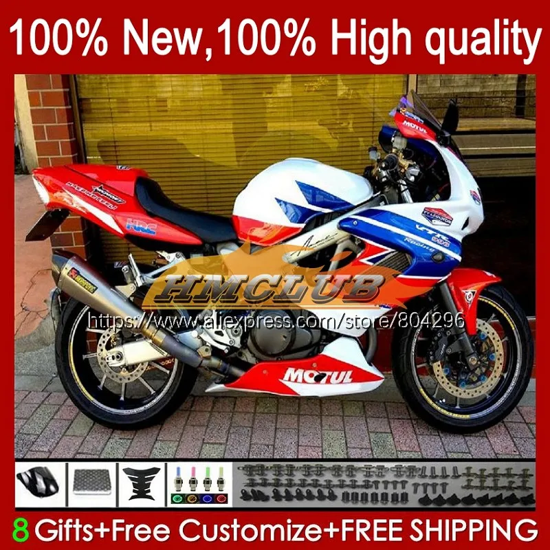 Комплект SuperHawk для HONDA VTR1000F VTR 1000 F 1000F 21No.14 VTR1000 97 98 99 00 01 1997 красный синий горячий 2002
