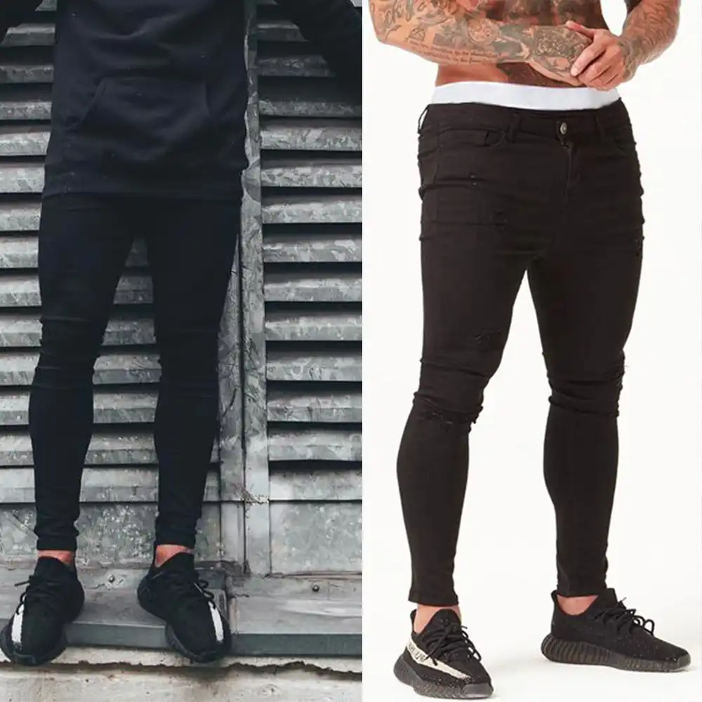 spray on men's jeans