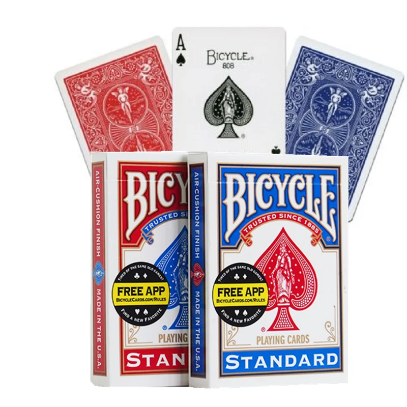 Bicycle Rider Back Standard Index Playing Cards Red/Blue Deck 808 Sealed USPCC Collectible Poker Card Games Entertainment bicycle rider back standard index playing cards red blue deck 808 sealed uspcc collectible poker card games entertainment