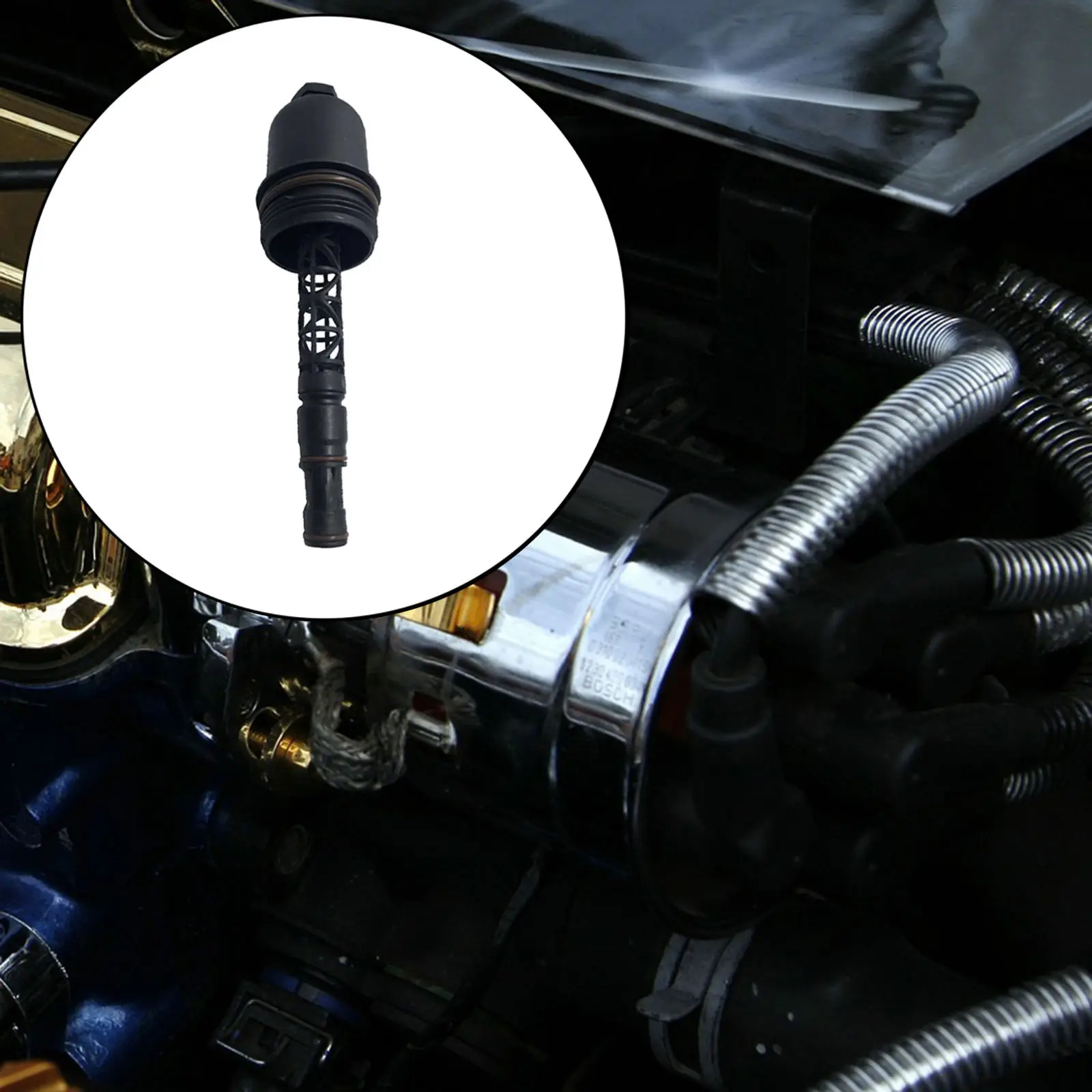 Durable Engine Oil Filter Housing Cover Assembly for W204 W212 Replace