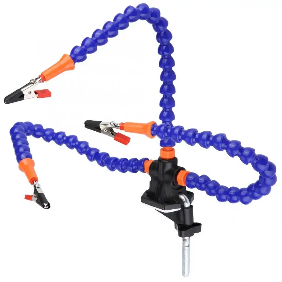 

3 Arms Flexible Soldering Station for RC FPV Racing Drone RC Tool DIY for Repairing with Fan Solder Station Set