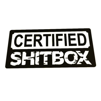 

Funny Certified Shitbox 4x4 Hoon Car Sticker Automobiles Motorcycles Exterior Accessories Vinyl Decals for Honda Lada Bmw Audi