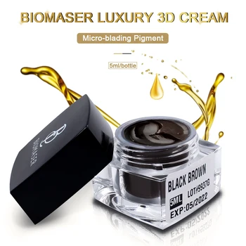 Pigmento per microblading Biomaser, inchiostro per tatuaggi, pigmento per trucco permanente per sopracciglia, eyeliner e labbra, 100% a base vegetale