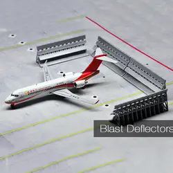 Модель аэропорта 1/400 года, дефлектор для пассажирского самолета, устройство анти-реактивного пробуждения, аксессуары для аэродрома