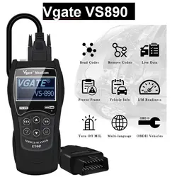 Сканирующее устройство Vgate Maxiscan VS890 OBD2 сканер кода автомобиля считыватель кодов диагностический инструмент поддержка OBDII CAN протоколы