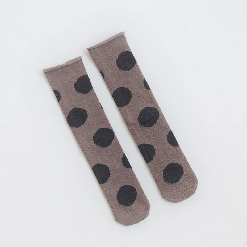 WARMOM 0-3Years Baby High-Knee Socks Cotton Kids Socks Baby Boys Girls Winter Socks Polka Dot Casual Fashion Style Baby Supply