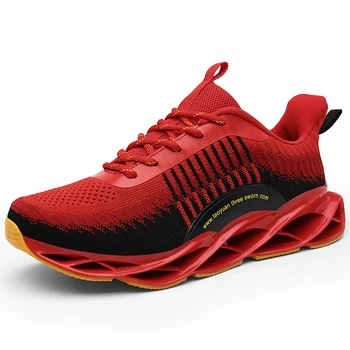 

Flying Weave Light Bland Running Shoes Sneakers Outdoor Jogging Walking Mesh Sport Shoe For Men Plus Size 47 Men's Shoes