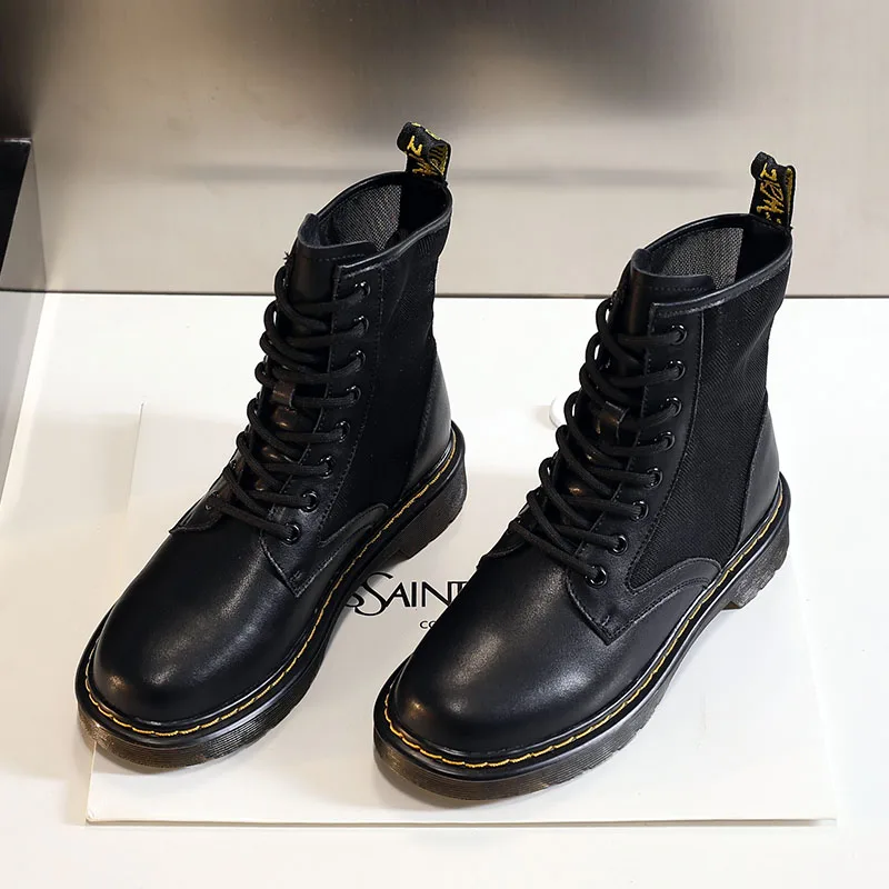 2020 new Martin boots women boots summer breathable British fashion women shoes hollow mesh women's sandals high-top short boots