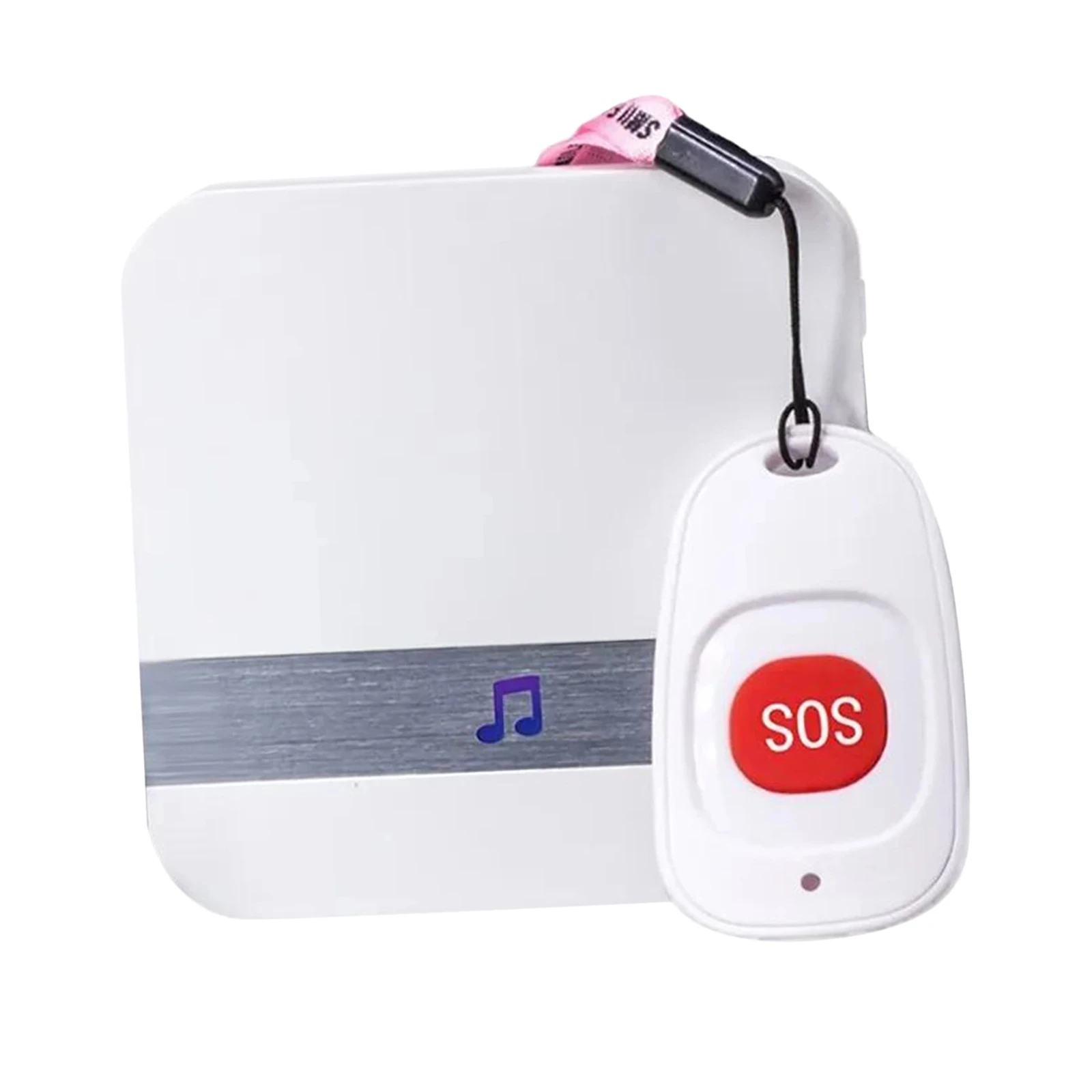 1Set Wireless Transmitter Receiver Personal alarm for Wireless help Home Care Alert Calling System SOS Call For Elderly Pregnant video intercom system with door release