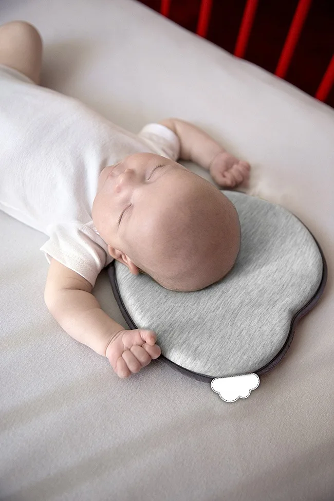 Proteger o Bebê Infantil da Criança Almofada de Cabeça Proteção do Bebê Travesseiro Forma Sono Posicionador Anti Rolo Plana Recém-nascido Cama 7 Mamãe e Bebê