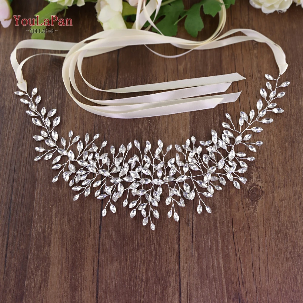 

YouLaPan SH237 rhinestone belt bridal belt with silver diamond belt handmade belt rhinestone bridal belt sash silver sash belt