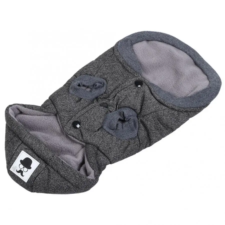 Dog Clothes Dog Coats Jackets Winter Cute Dog Wadded Jacket Clothes Hoodies for Small Dogs Puppy Jackets