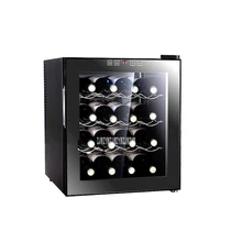 4 слоя электрический холодильник для хранения красного вина 16 бутылка постоянной температуры 11-18 Цельсия бытовой ледяной бар мини, для вина холодильник BW50D