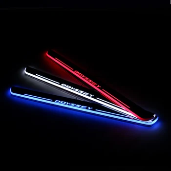 

Acrylic Moving LED Welcome Pedal Car Scuff Plate Pedal Door Sill Pathway Light For Honda Odyssey 2006 - 2011