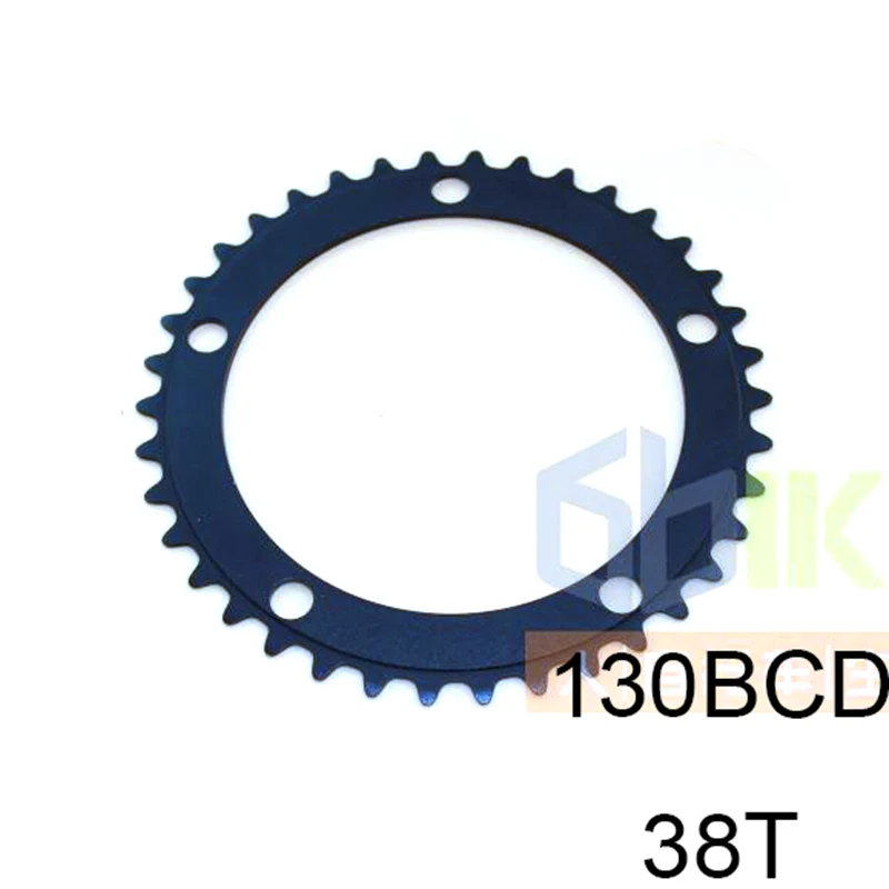 

130 BCD 38T chain ring for folding Bikes Crank Crankset Disc Chain Wheel Tooth Slice Repair Parts for speed bike